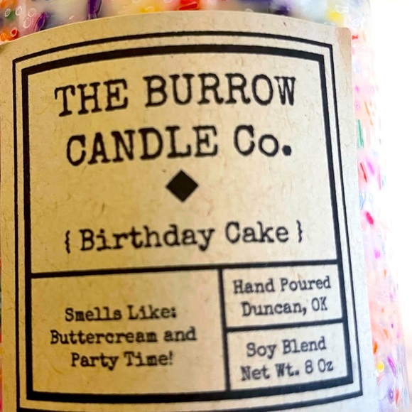 8oz Birthday Cake Candle - Picture 3 of 4